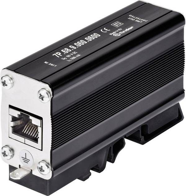 Finder 7P.68.9.060.0600 7P.68.9.060.0600 Overspanningsveilige afleider Overspanningsbeveiliging voor: Verdeelkast, Netwerk (RJ45) 1 stuk(s)