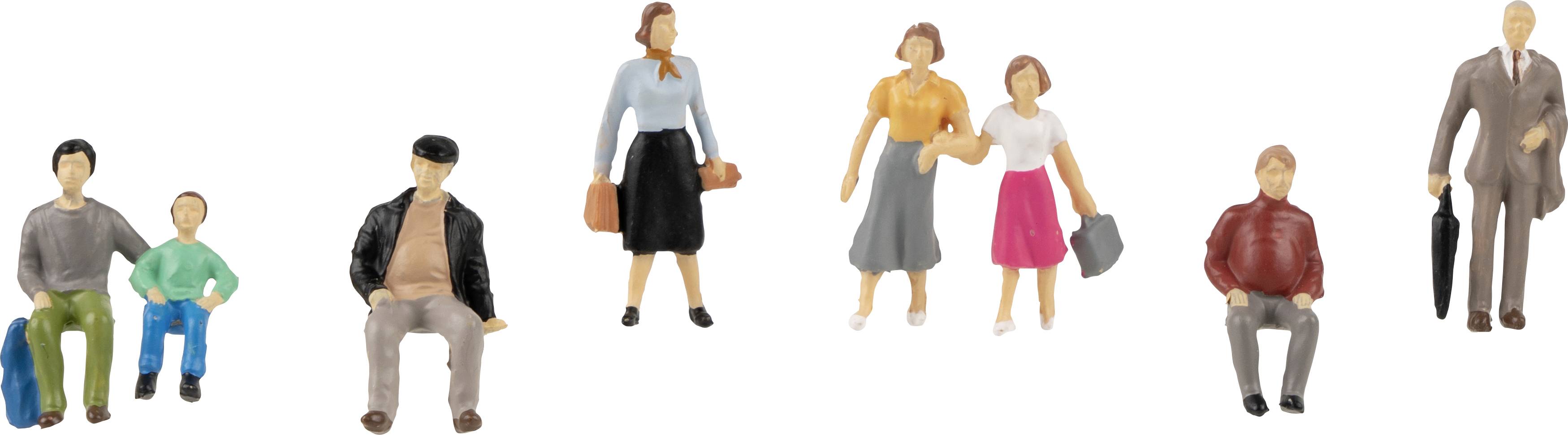 Faller 151667 H0 In het park figuren Geverfd, Staand, Zittend