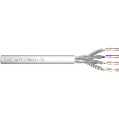 'Digitus Professional' kabel met vier onbedekte gekruiste aderparen, typisch netwerkbekabelingsontwerp.