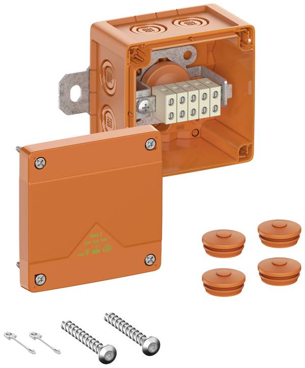 Spelsberg WKE 2 - 5 x 1,5q Aftakkast (l x b x h) 100 x 100 x 70 mm Oranje IP66 1 stuk(s)