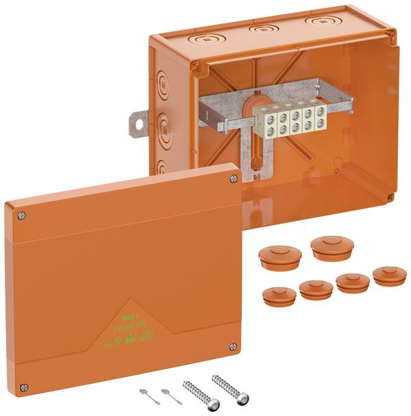 Spelsberg WKE 6 - 5 x 6q Aftakkast (l x b x h) 250 x 200 x 120 mm Oranje IP66 1 stuk(s)