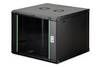 Digitus DN-19 09U-6/6-EC-SW 19inch-wandkast (b x h x d) 600 x 505 x 600 mm 9 HE Zwart, Zwart (mat), Zwart (RAL 9005)