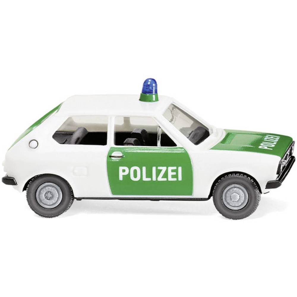Wiking Miniatuurauto Vw Polo 1 Polizei 1:87 Groen/wit