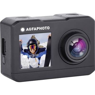 AgfaPhoto Action Cam Actioncam 4K, Dual-display, Waterdicht, WiFi, Slow motion / Time lapse
