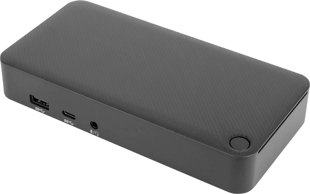 Zwarte powerbank met USB-, USB-C- en micro-USB-aansluitingen, geschikt voor het opladen van mobiele apparaten.