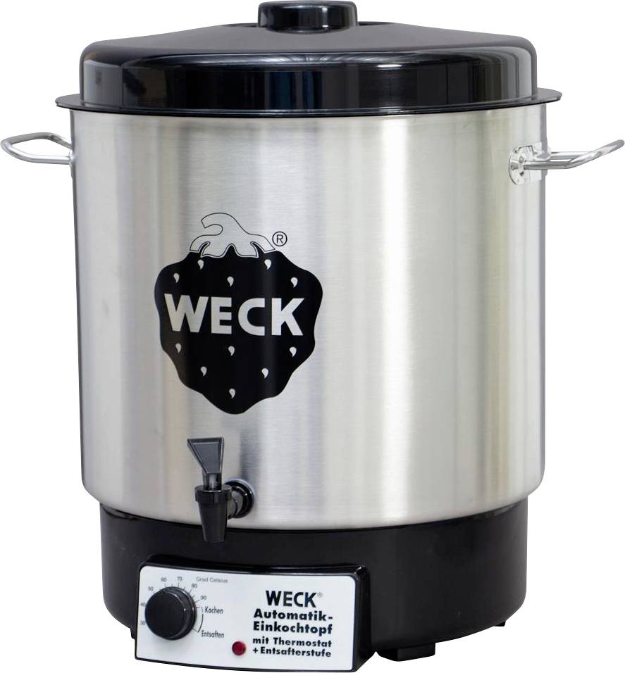 WECK Inmaak- en warmedrankenautomaat RVS, Zwart-0