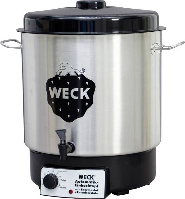 WECK  Inmaak- en warmedrankenautomaat  RVS, Zwart