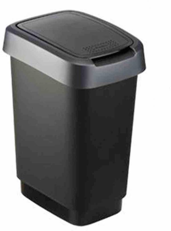 ROTHO Twist Silver - afvalbak – 50 liter