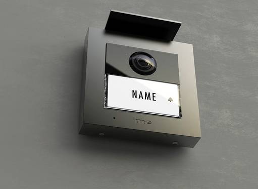 m-e modern-electronics VDV-2010 A  Buitenunit voor Video-deurintercom Kabelgebonden, RFID  Antraciet