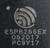 Close-up van een ESP8266EX-microcontroller. Toont het logo, modelnummer en productie-informatie.