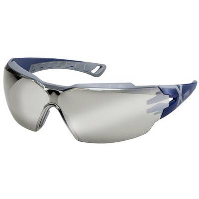Uvex uvex pheos cx2 9198885 Veiligheidsbril Incl. UV-bescherming Blauw, Grijs DIN EN 166, DIN EN 172