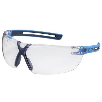 Uvex uvex x-fit (pro) 9199247 Veiligheidsbril Incl. UV-bescherming Blauw, Grijs DIN EN 166, DIN EN 170