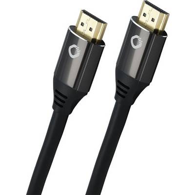 Twee HDMI-kabels met zwarte stekkers en gouden contacten, geschikt voor multimediaverbindingen tussen apparaten zoals televisies en computers.