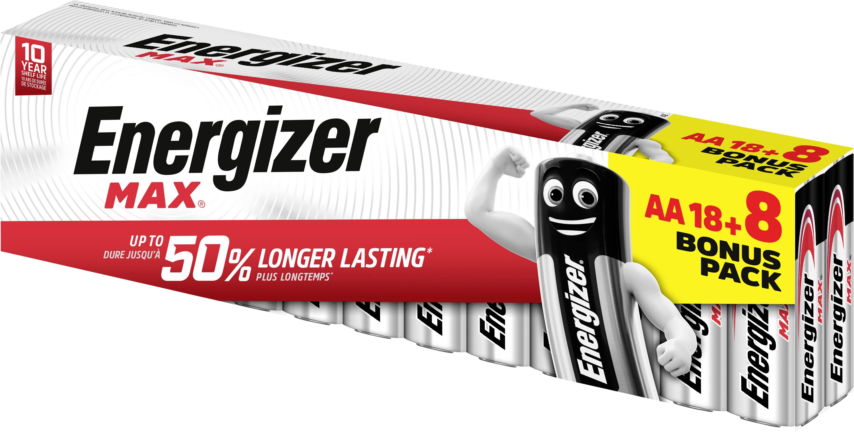 Energizer Max 18+8 gratis AA batterij (penlite) Alkaline 1.5 V 1 stuk(s)