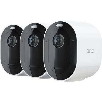 ARLO Pro4 Spotlight white, 3cam Kit VMC4350P-100EUS IP-Bewakingscameraset WiFi  Met 3 camera's 2560 x 1440 Pixel  