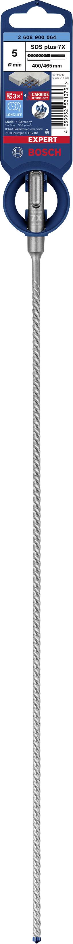 Metalen boor met merklogo bovenaan, boormaat '10 mm' aangegeven. In verpakking, technische details en gebruiksaanwijzingen op de achterkant.