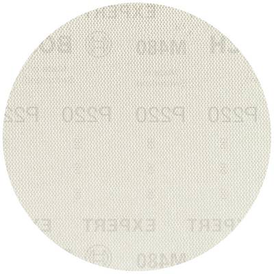 Een rond schuurpapier met korrelgrootte P220 is afgebeeld.