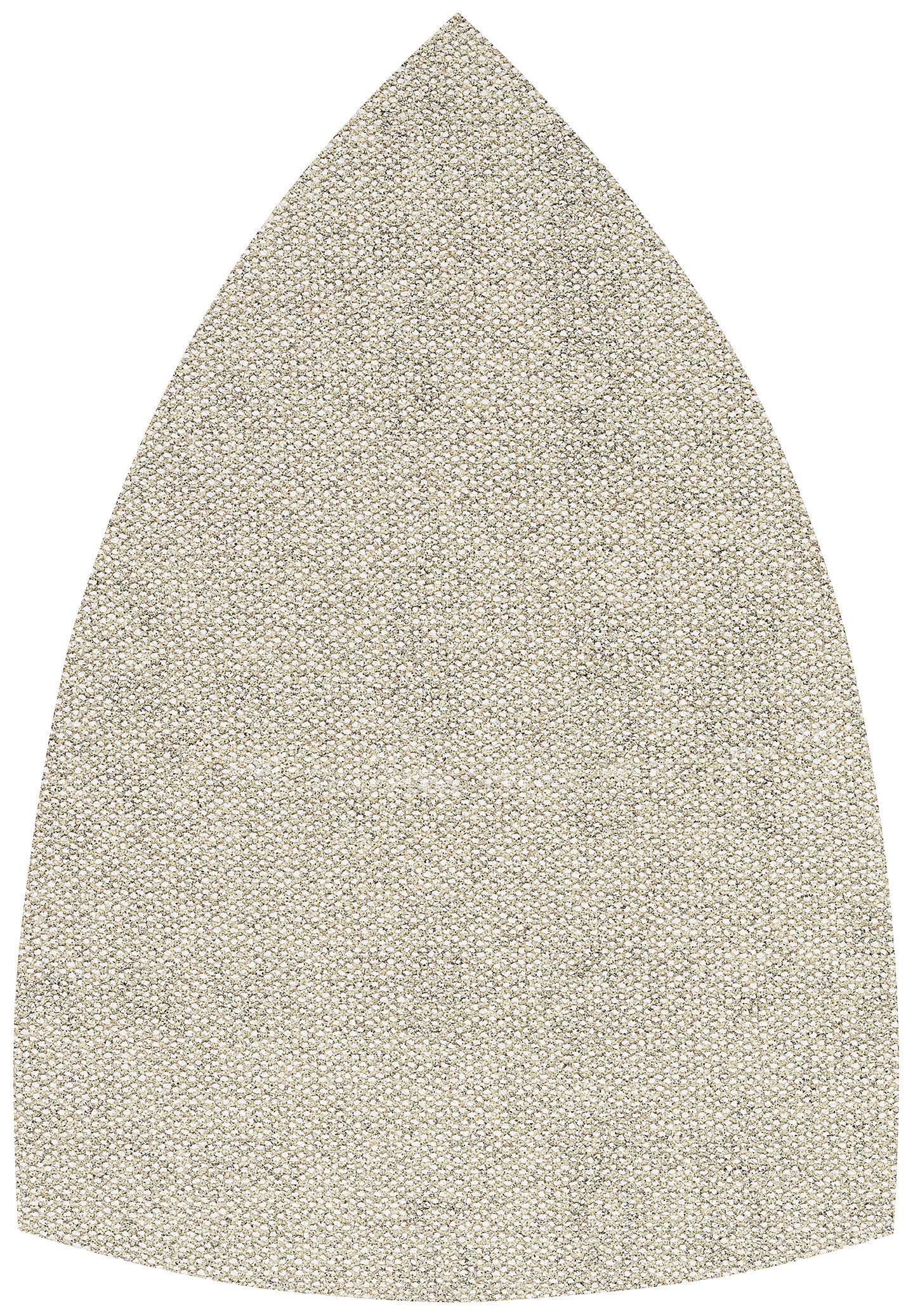 Afbeelding van een beige stofpatroon dat de plattegrond van een bisschopsmuts weergeeft.