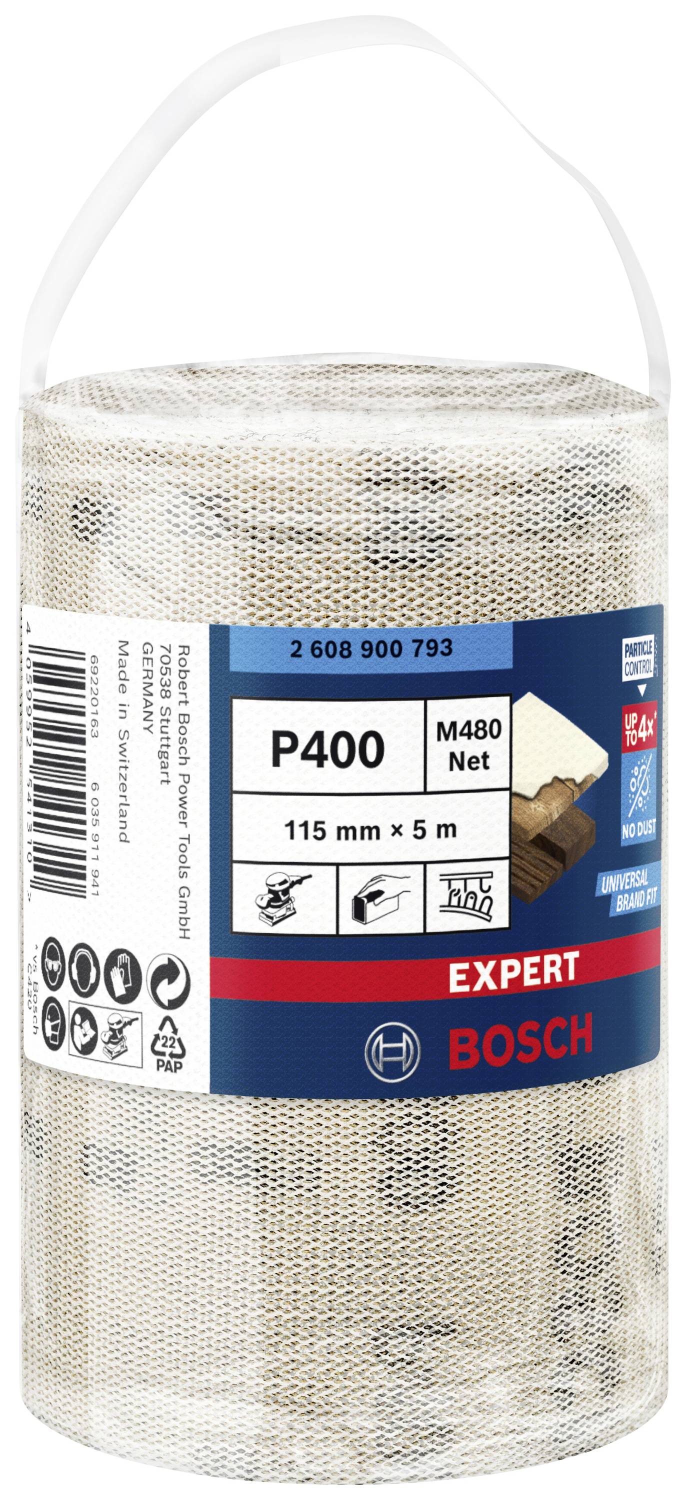 Bosch Expert M480 Net Sanding Roll P400 5m – Foto 2 von 2