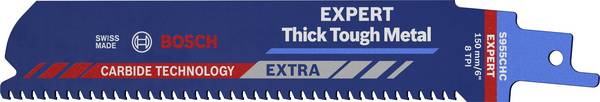 Bosch Accessories 2608900367 Expert 'Thick Tough Metal' S 955 CHC reciprozaagblad, 10 stuks Zaagbladlengte 150 mm 10 stuk(s)