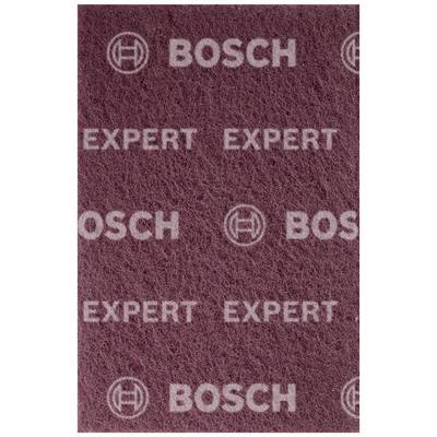 Rood schuurvlies met witte opdruk meerdere keren 'BOSCH EXPERT' en logo.