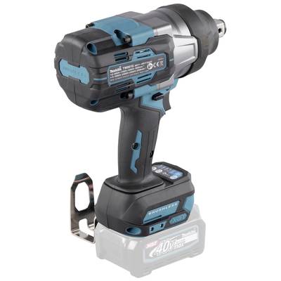 Accuslagschroevendraaier met een blauw-zwarte behuizing en ergonomische handgreep. Geschikt voor zware schroefwerkzaamheden in de doe-het-zelf sector.