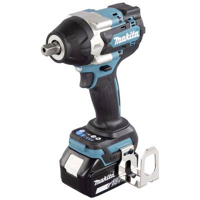 Een draadloze slagschroevendraaier met 18V-accu, ergonomische greep en compacte constructie, geschikt voor veelzijdige schroefwerkzaamheden.
