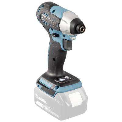 Accuslagschroevendraaier in blauw-zwart design met grijze 18V-accu, geschikt voor ambachtelijke werkzaamheden.