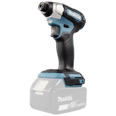 Accuschroevendraaier van Makita in blauw en zwart met ergonomische handgreep en accupack.