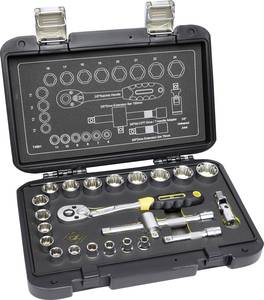 Conrad C.K T4661 T4661 Dopsleutelset Metrisch 3/8" 23-delig aanbieding
