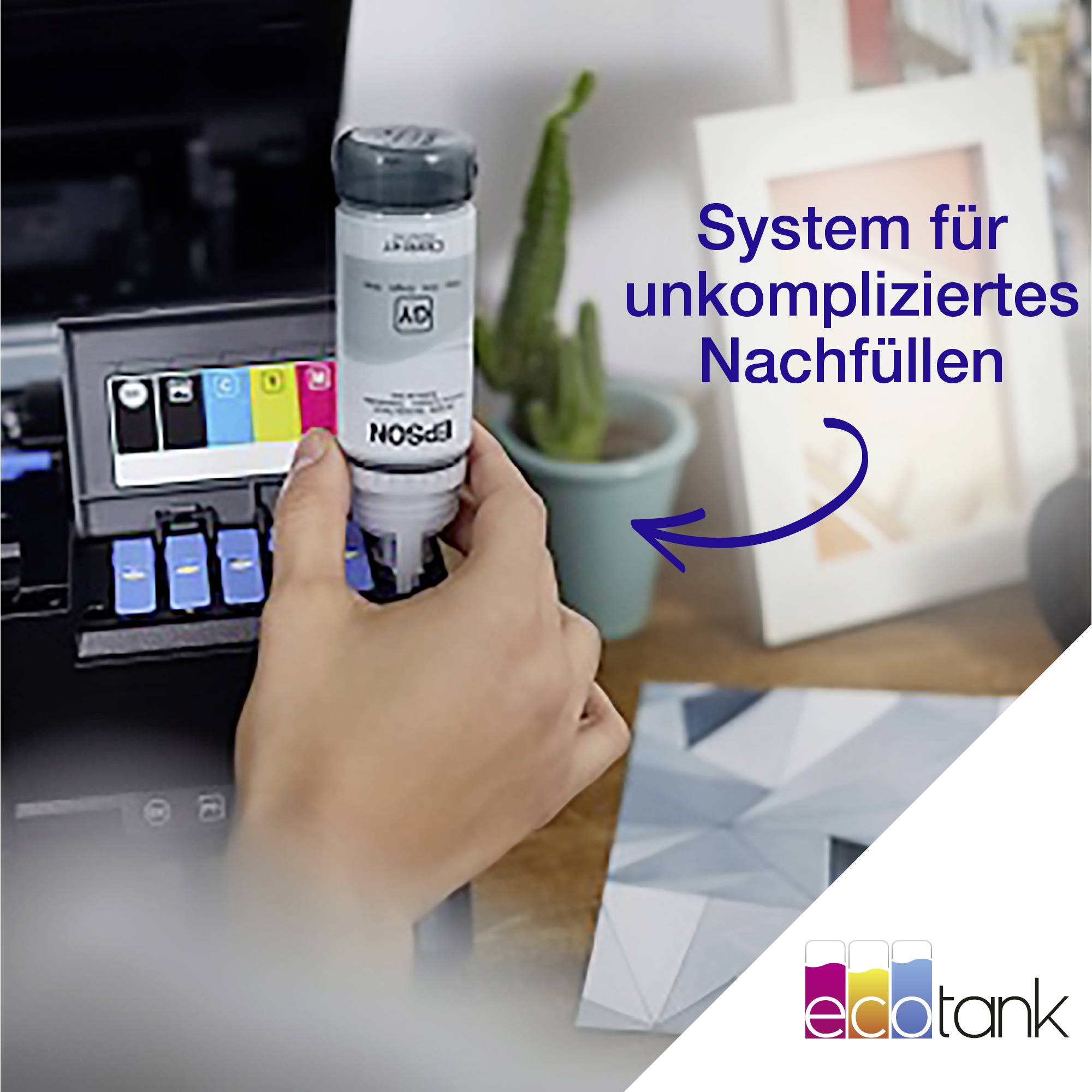 Epson EcoTank ET-8550 Multifunctionele printer A4, A3 Printen, scannen, kopiëren Duplex, Inktbijvulsysteem, LAN, USB, Wi-17