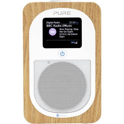 Pure Evoke H3 Radio DAB+, VHF (FM) AUX, Bluetooth Wekfunctie Eiken