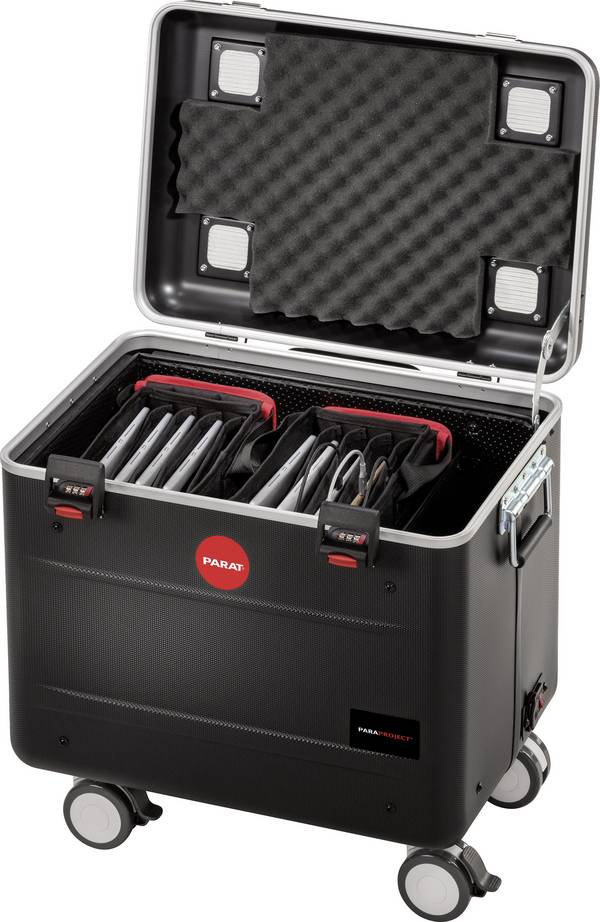 Parat PARAPROJECT® Case TC10 BASKET Laad- en managementsysteem Mobiel laadsysteem  Bekabeling voor USB-C