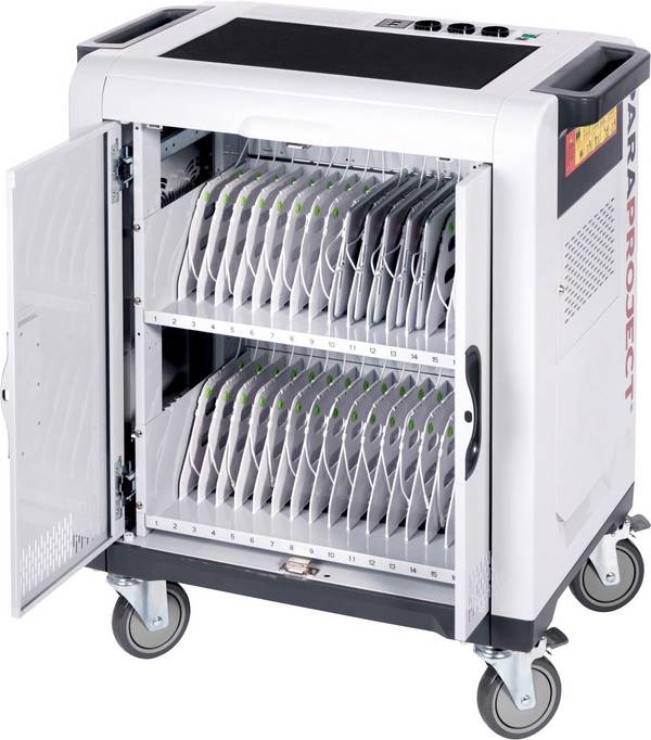 Parat PARAPROJECT® Trolley i32 PRO Laad- en managementsysteem Mobiel laadsysteem Tot 13,3 inch