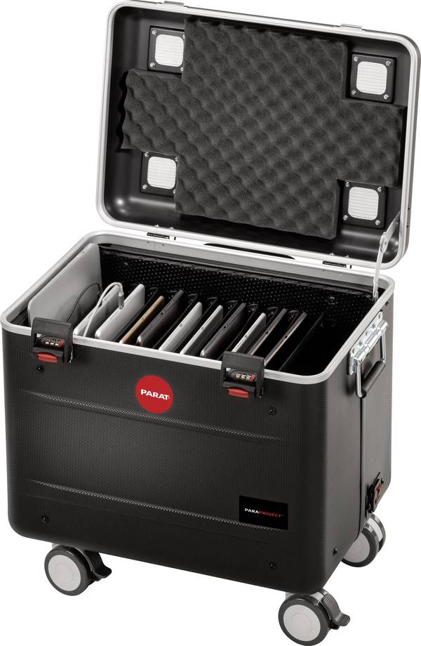 Parat PARAPROJECT Case TC10 Laad- en managementsysteem Mobiel laadsysteem  Bekabeling voor USB-C