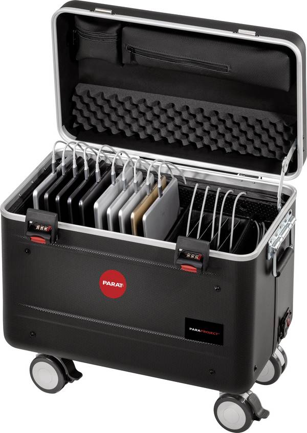 Parat PARAPROJECT MicroCase TC15 Laad- en managementsysteem Mobiel laadsysteem  Bekabeling voor USB-C