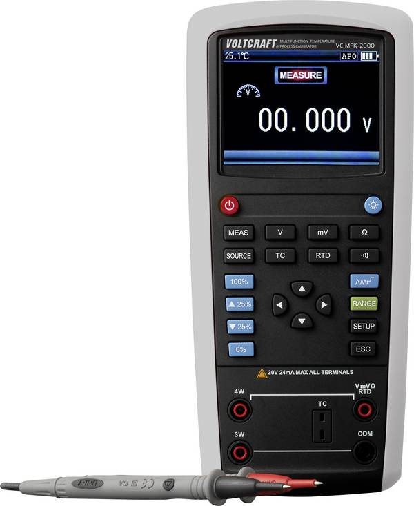VOLTCRAFT VC MFK-2000 Kalibrator  Temperatuur