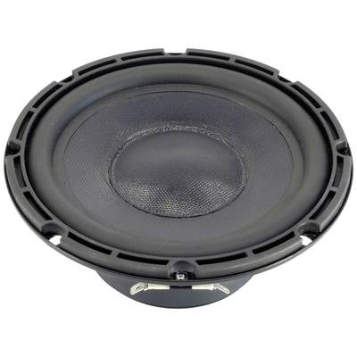 Een zwarte luidspreker die wordt gebruikt voor audio-uitvoer in elektronische apparaten.