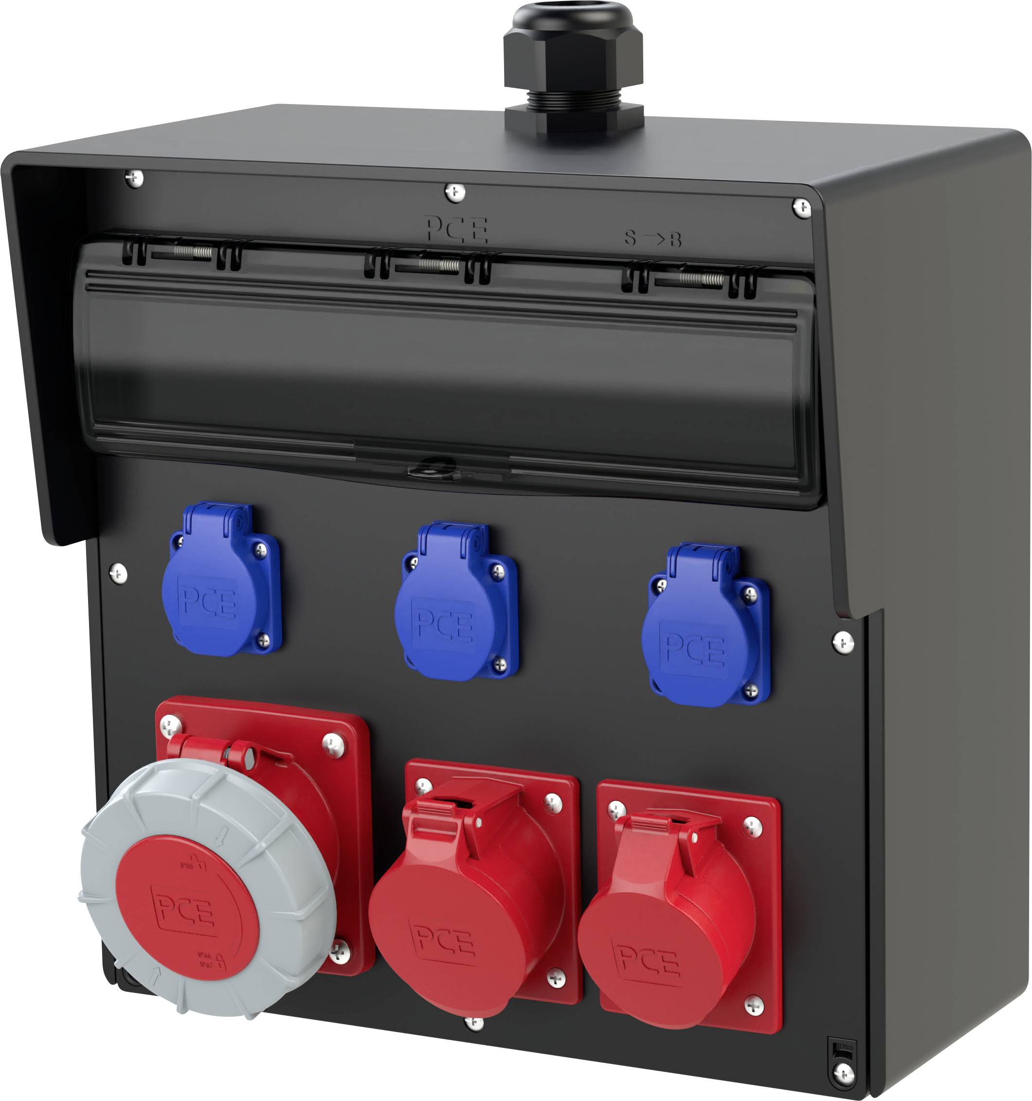 PC Electric Bruck 92401633 CEE-stroomverdeler 400 V