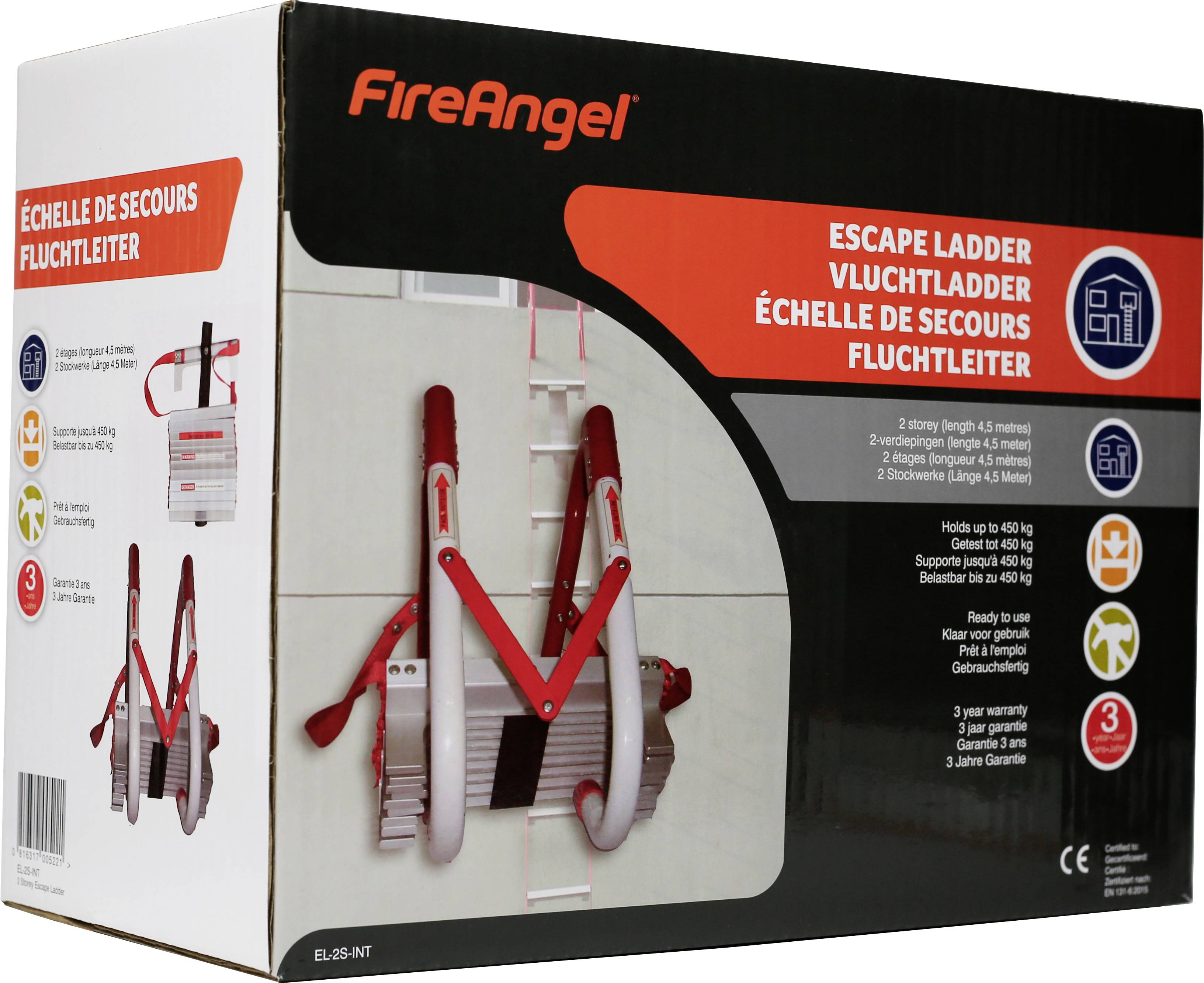 FireAngel EL-2S-INT Noodladder 4.5 m-3
