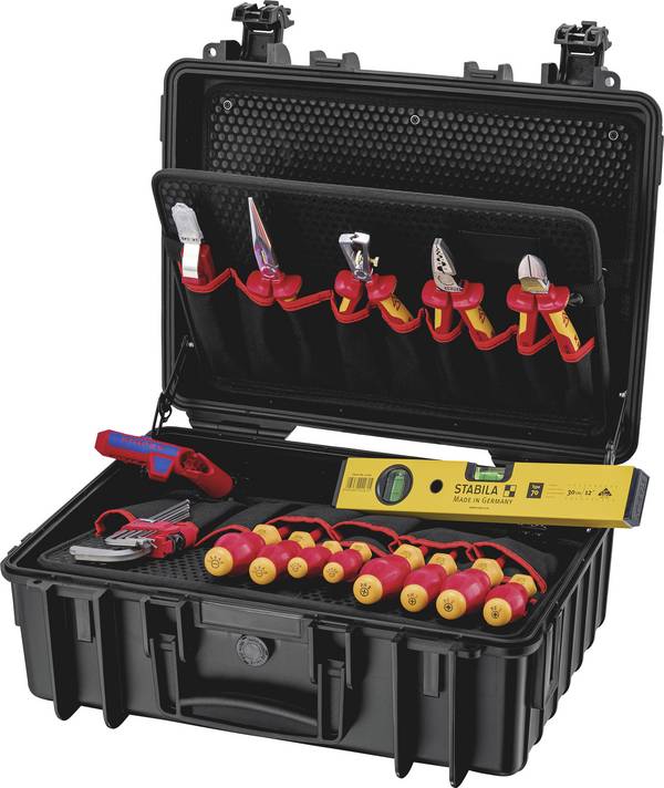 Knipex  Gereedschapskoffer (gevuld) 24-delig  (b x h x d) 470 x 370 x 190 mm