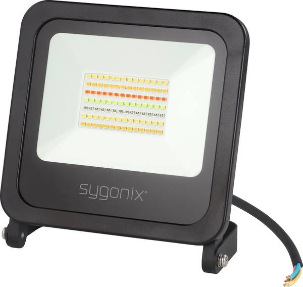 Sygonix SY-4782322 LED-buitenschijnwerper Energielabel: F (A - G) 45 W Lichtkleur (naam): Neutraalwit, Warmwit, RGB