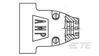 TE Connectivity TE AMP AMPLIMITE RFI/EMI Shielded Hardware 5745919-3 1 stuk(s) Bag