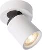 Deko Light 348076 Deckenaufbauleuchte, Librae Round I, Weiß-matt Plafondlamp GU10 Wit (mat)
