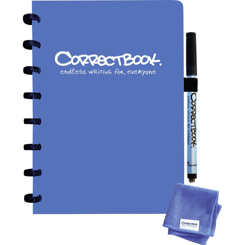 Correctbook DIN A5 blue blanko DIN A5 blue blanko Notitieboek Blauw DIN A5