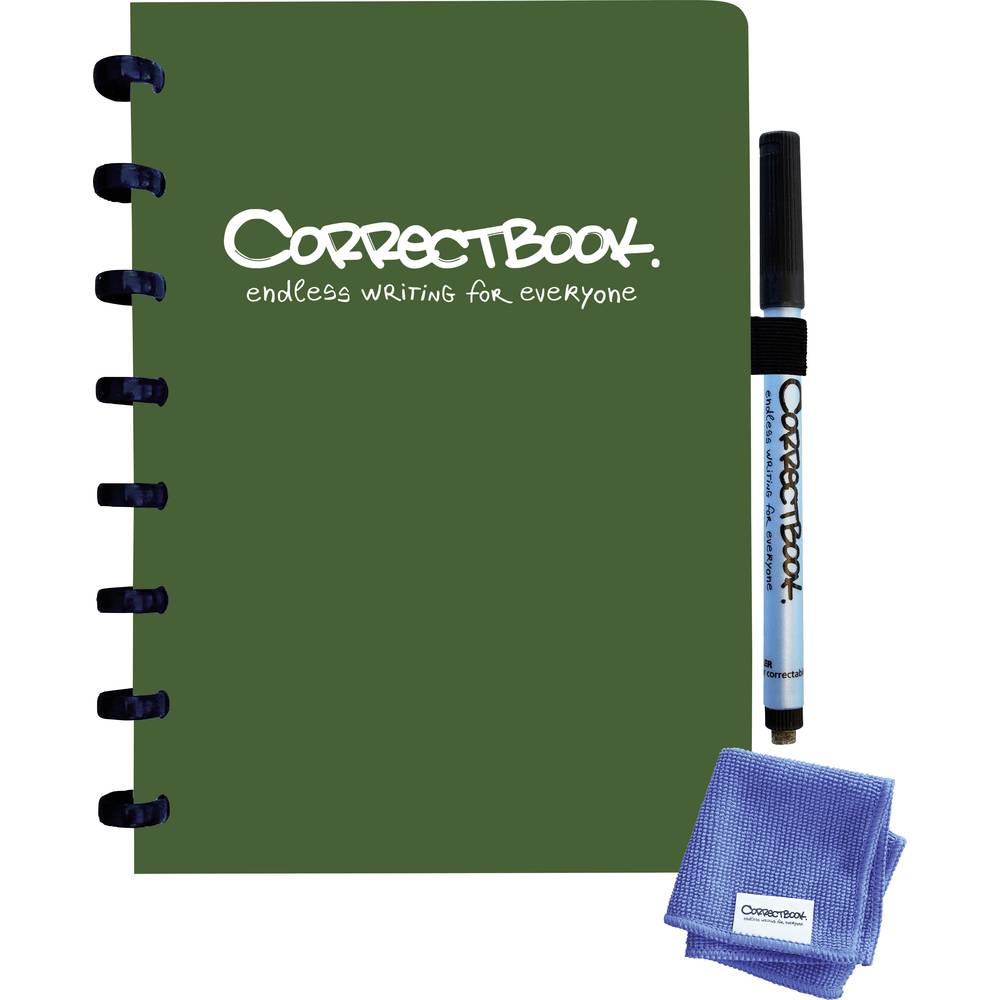 Correctbook Uitwisbaar notitieboek Original A5 Forest Green Blanco