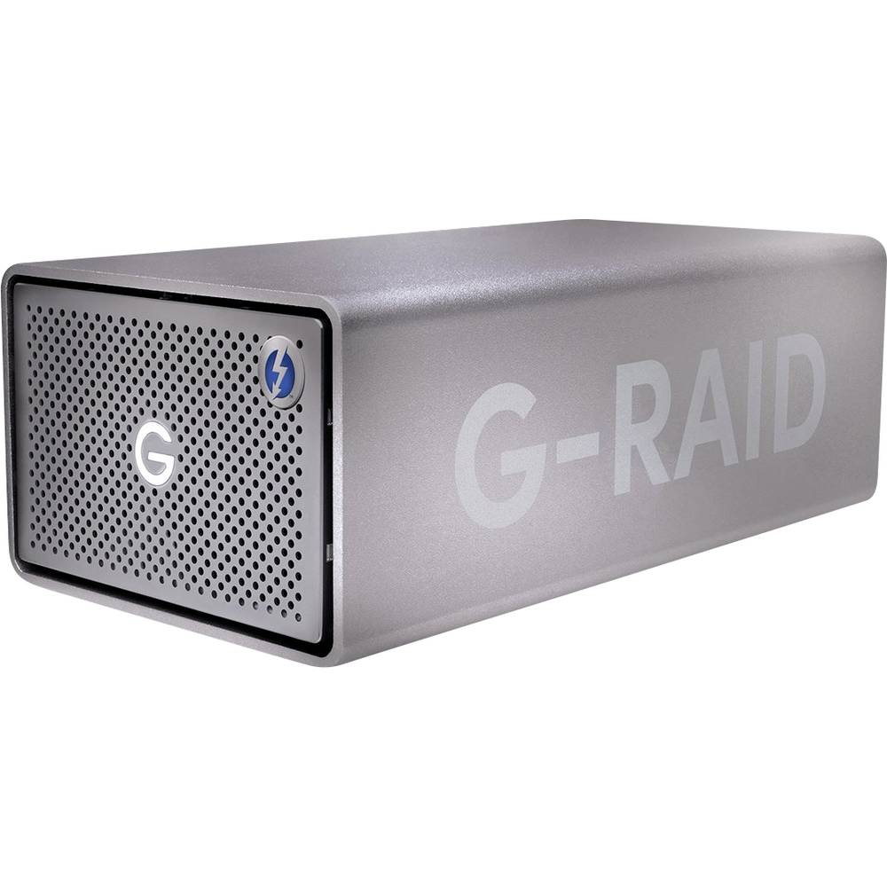 SanDisk Professional G-Raid 2 24 TB Externe harde schijf (3,5 inch) USB 3.2 Gen 1 (USB 3.0), Thunderbolt 3, HDMI Space grijs SDPH62H-024T-MBAAD