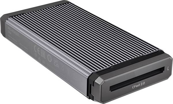 Sandisk CFast-kaartlezer, USB-C, USB 3.2 Gen 2, aluminium, zwart