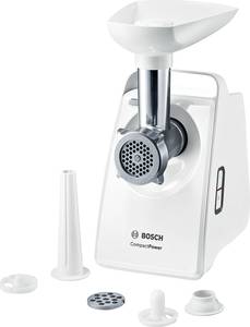 Conrad Bosch Haushalt CompactPower MFW3520W Vleesmolen 500 W Wit aanbieding Conrad Bosch Haushalt CompactPower MFW3520W Vleesmolen 500 W Wit aanbieding