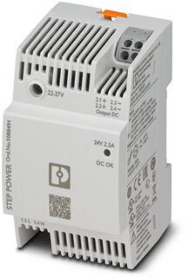 Phoenix Contact 1088491 DIN-rail netvoeding 24 V/DC 2.5 A 60 W Aantal uitgangen:1 x Inhoud 1 stuk(s)